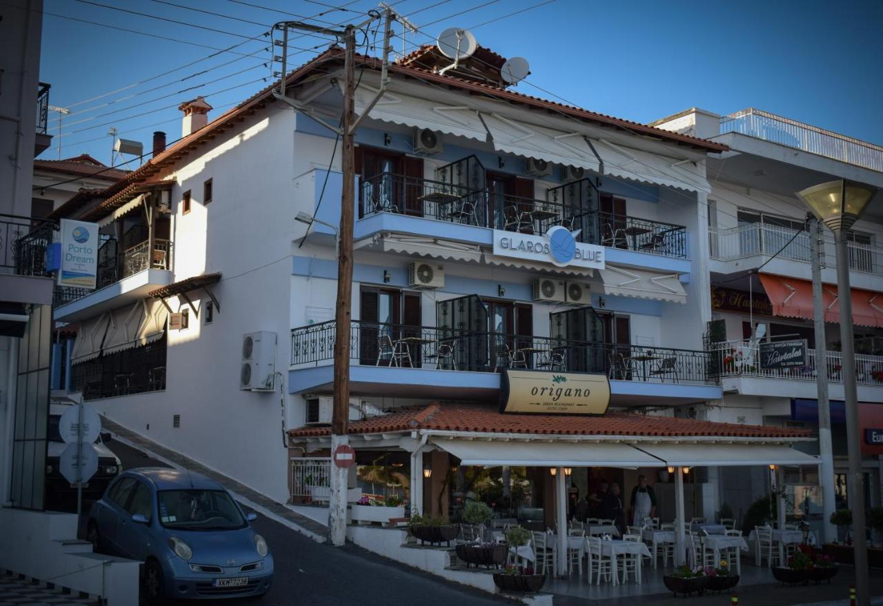 Glaros Blue Hotel Neos Marmaras Buitenkant foto